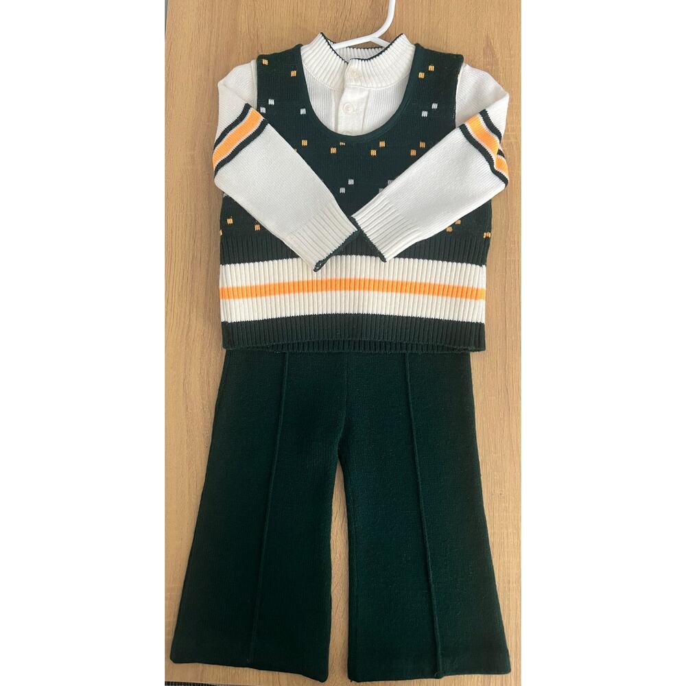 Vintage A Little Angel Original 3pc Sweater Set Size 18-24M